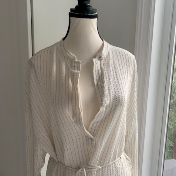 Massimo Dutti dress tunic shirt silk US8 - Picture 9 of 15